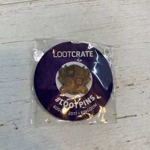 Exclusive Loot Crate Kingdom Crest Pin August 2017